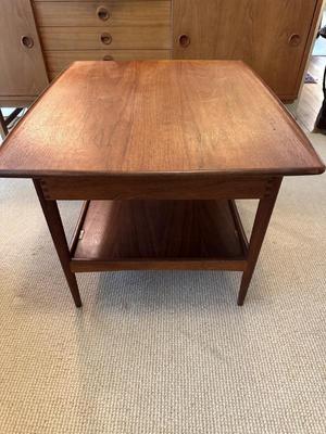 Kristiansen Thomassen danish mcm teak coffee or side table