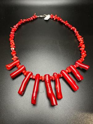 coral necklace