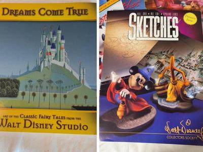 Walt disney collector society sketches magazines