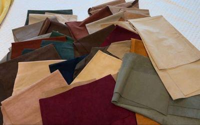 Soft leather material