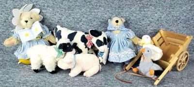 Muffy vanderbear down on the farm animals, & she loves me flower