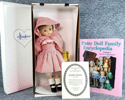 1994 effanbee patsy joan doll with collector s reference book