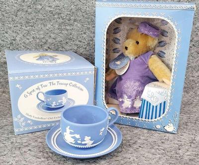 Muffy vanderbear tea time bear and teacup & saucer