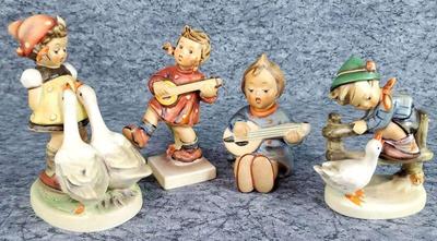 4 goebel hummel figurines