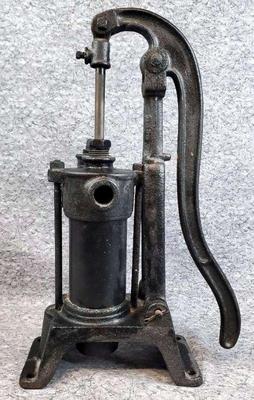 Antique cast iron well pump