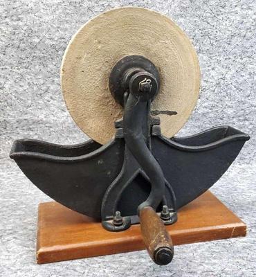 Antique wet sharpener stone