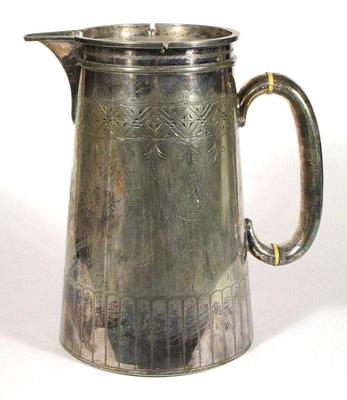 Victorian silverplate with patent lid