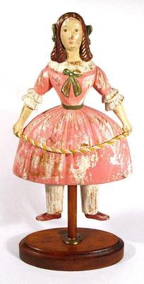 Carved wooden folk art sculpture by Sarreid, Italy