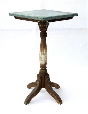 Terrific Victorian table with "shabby" paint