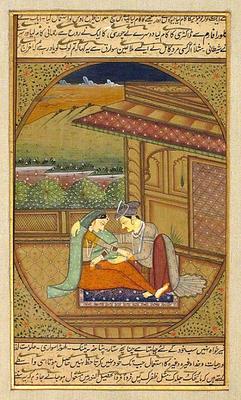 Lot of three fine antique Indo-Persian Mughal paintings