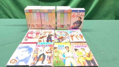 Collection of elvis presley vhs tapes