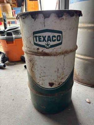 Vintage texaco oil lubricant can