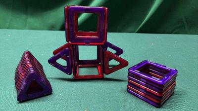 Discovery 3d magnetic tile set