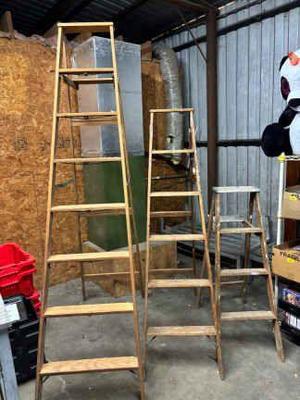Wooden ladders
