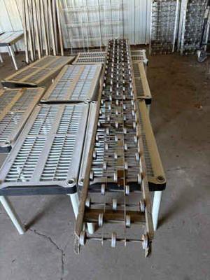 Portable galvanized steel conveyor panel
