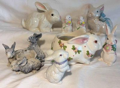 Ceramic bunnies 1 resin