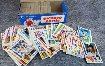 1984 topps baseball cards lot a