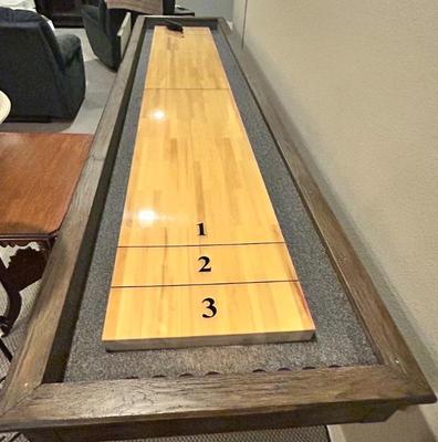 High end shuffle board table 