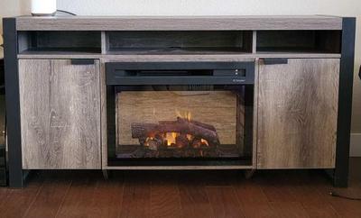 Two fireplaces