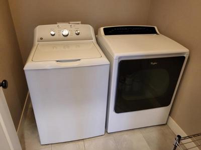 Washer and Dryer 