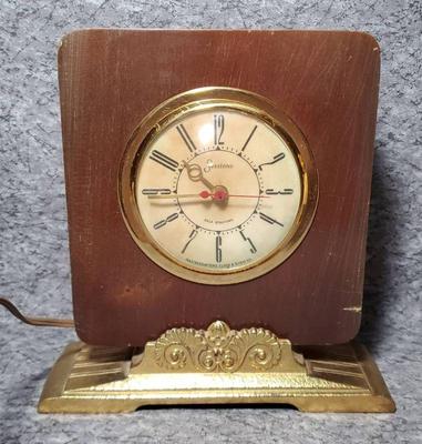 Mid century sessions electric desk clock