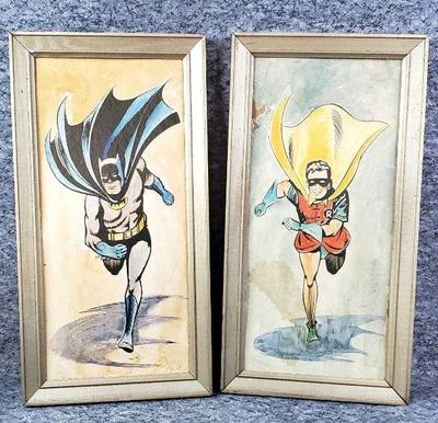 1960s davco classic tv batman robin art prints