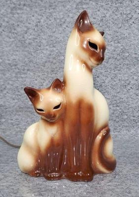 1960s kron siamese cat lamp