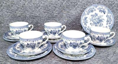 Parliament by premiere asiatic pheasants blue transferware teaware