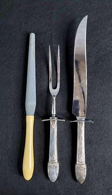 Silverplated carving set 1847 rogers bros