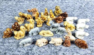 Wade red rose tea animal figurines