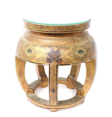 Lot 273 chinese lacquer painted wood steel