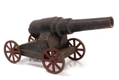 Lot 81 vintage cast iron us civil war era signal cannon