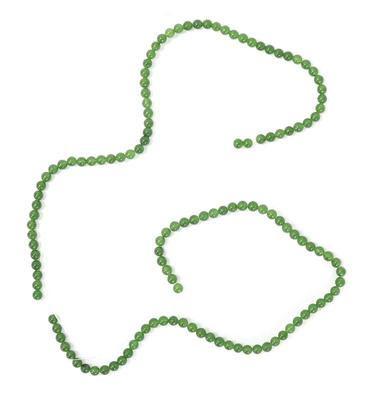 Lot 129 wonderful jadeite bead strands
