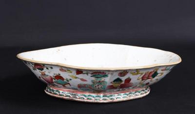 Lot 316 chinese scholarly objects' footed bowl, late qing dynasty