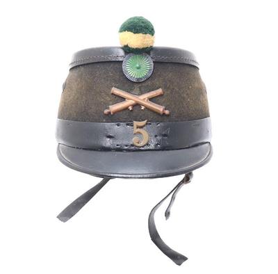 Lot 104 scarce swiss shako artillery military hat pre wwi