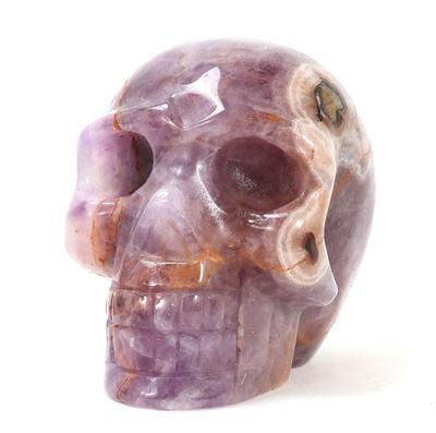 Lot 174 wonderful amethyst carved skull