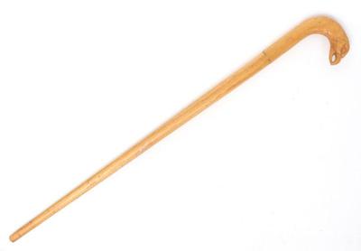 Lot 76 american folk art cane