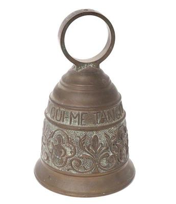Lot 350 large sanctus monastery bell 19th c.