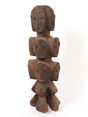 Lot 332 african multi headed abstract figure lega culture