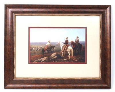 Lot 343 giclee ranch manager) museum print, james walker 1872
