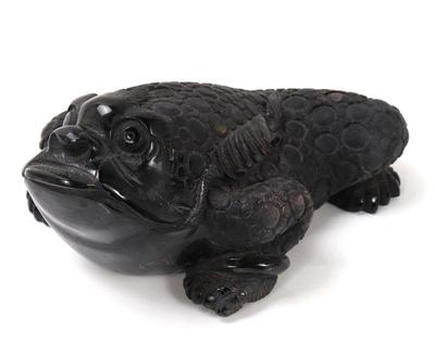 Lot 262 chinese three legged frog of wealth