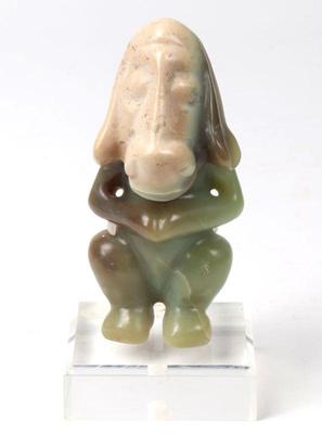 Lot 266 chinese hardstone zoomorphic figure