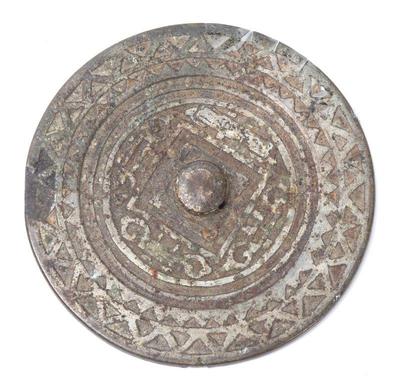 Lot 296 chinese bronze mirror