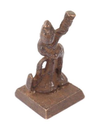 Lot 288 chinese bronze immortal seal stamp