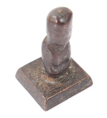 Lot 287 bronze chinese seal stamp