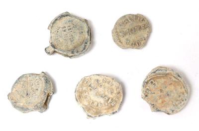 Lot 336 five shipwreck token trade coins england