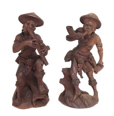 Lot 329 ifugao wood carved nativity scene musicians