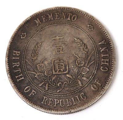 Lot 238 chinese old style coin birth of republic of china