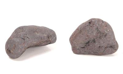 Lot 159 fine pair of ancient meteorite specimens