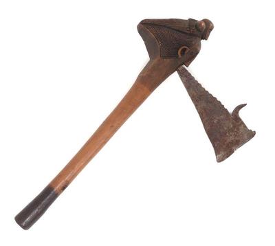 Lot 69 unique african tribal axe